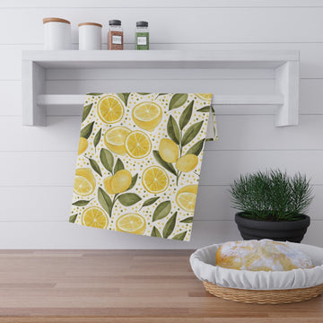 The Amalfi Coast Lemons Tea Towel - AMALFITANA STORE